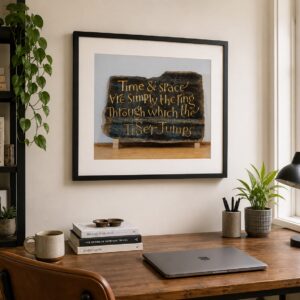 "Time and Space" print